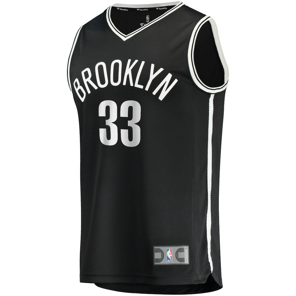Fanatics - Nicolas Claxton Brooklyn Nets Fast Break Player Jersey - Icon Edition - Black