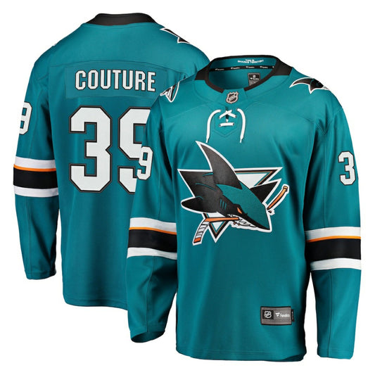 Logan Couture San Jose Sharks Fanatics Breakaway Jersey - Teal | NHL Jerseys