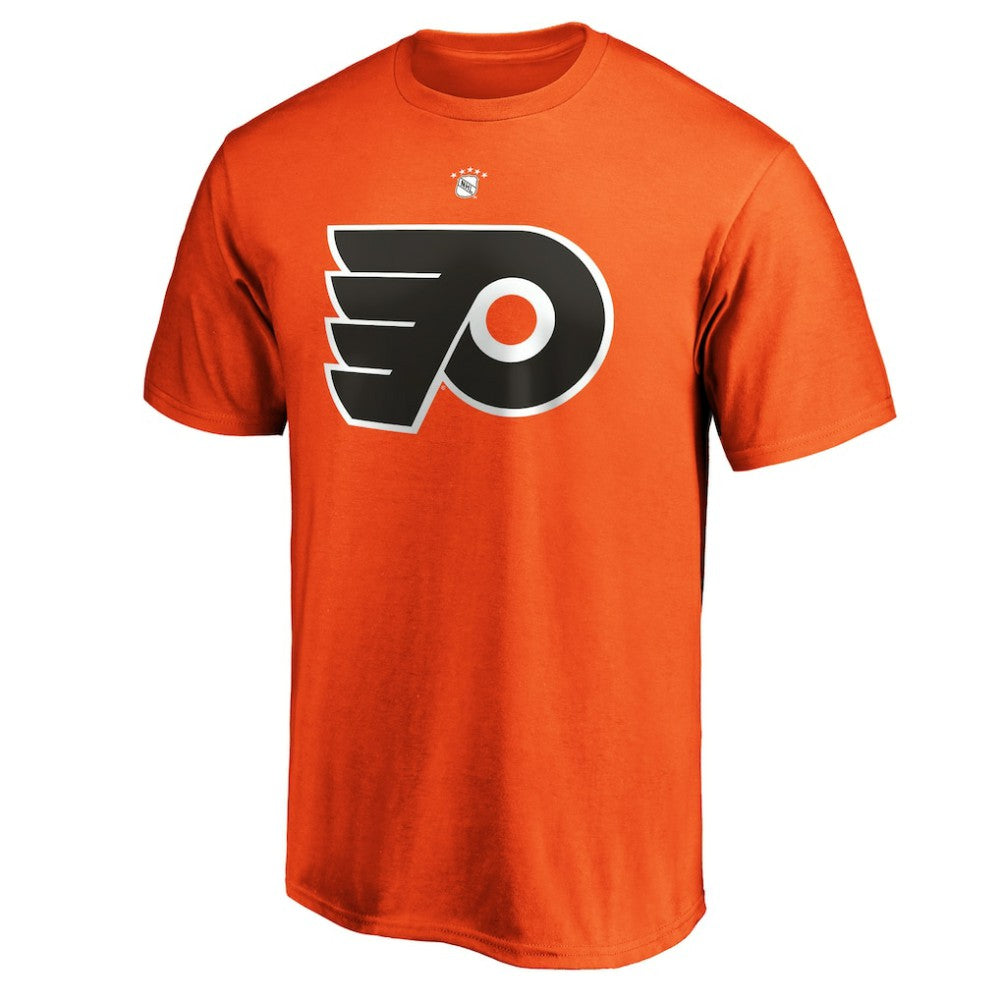 Paul Coffey Philadelphia Flyers - Fanatics Authentic Stack Retired Player Name & Number T-Shirt Orange