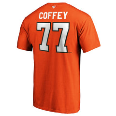 Paul Coffey Philadelphia Flyers - Fanatics Authentic Stack Retired Player Name & Number T-Shirt Orange