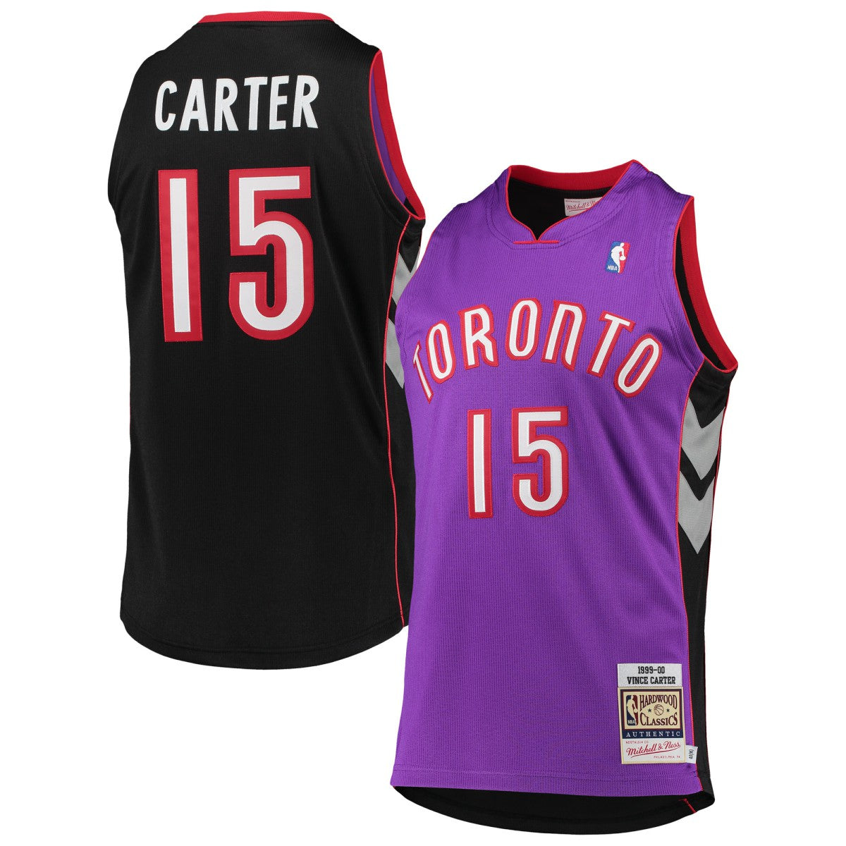 Mitchell & Ness - Vince Carter Toronto Raptors 1999/2000 Hardwood Classics Authentic Jersey - Purple