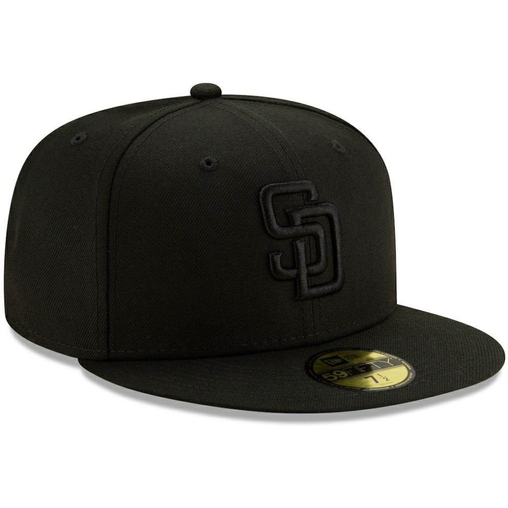 San Diego Padres New Era Black on Black 59FIFTY Fitted Hat Near Me