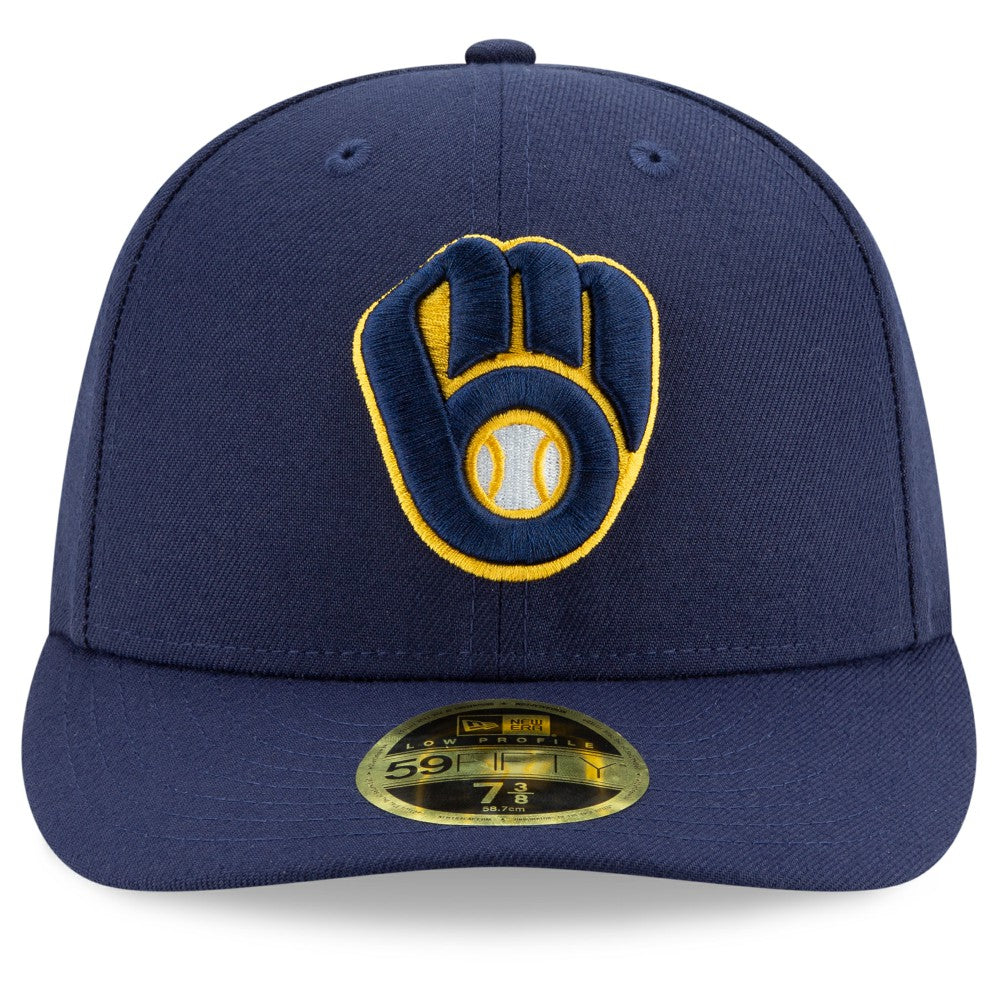 Milwaukee Brewers New Era Authentic Collection On-Field Low Profile 59FIFTY Fitted Hat Clearance