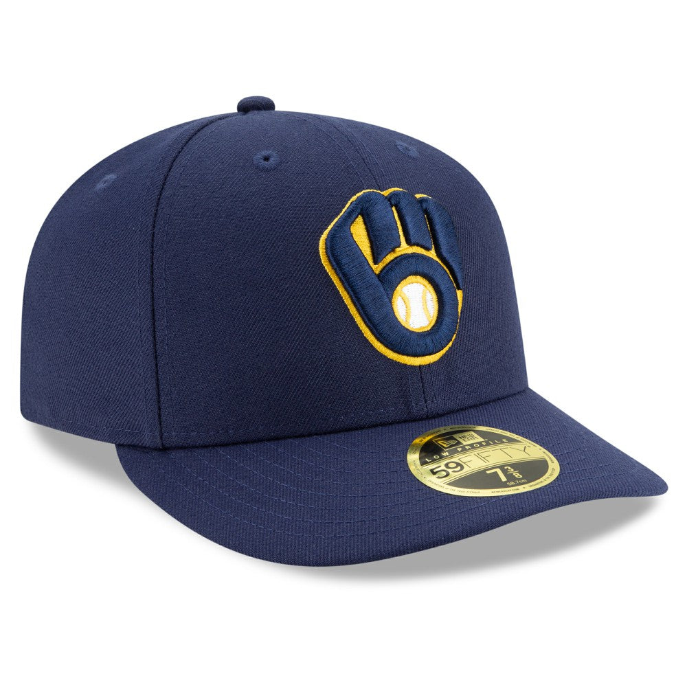 Milwaukee Brewers New Era Authentic Collection On-Field Low Profile 59FIFTY Fitted Hat Clearance