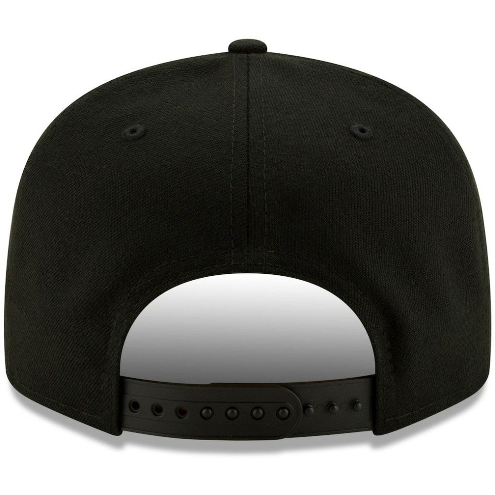 San Diego Padres New Era Black on Black 9FIFTY Snapback Adjustable Hat for sale