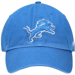 Detroit Lions '47 Primary Clean Up Adjustable Hat Blue - 47 brand