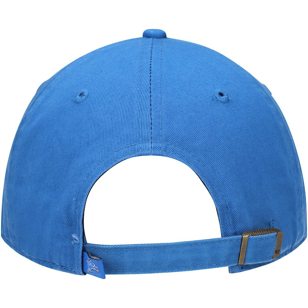 Detroit Lions '47 Primary Clean Up Adjustable Hat Blue - 47 brand
