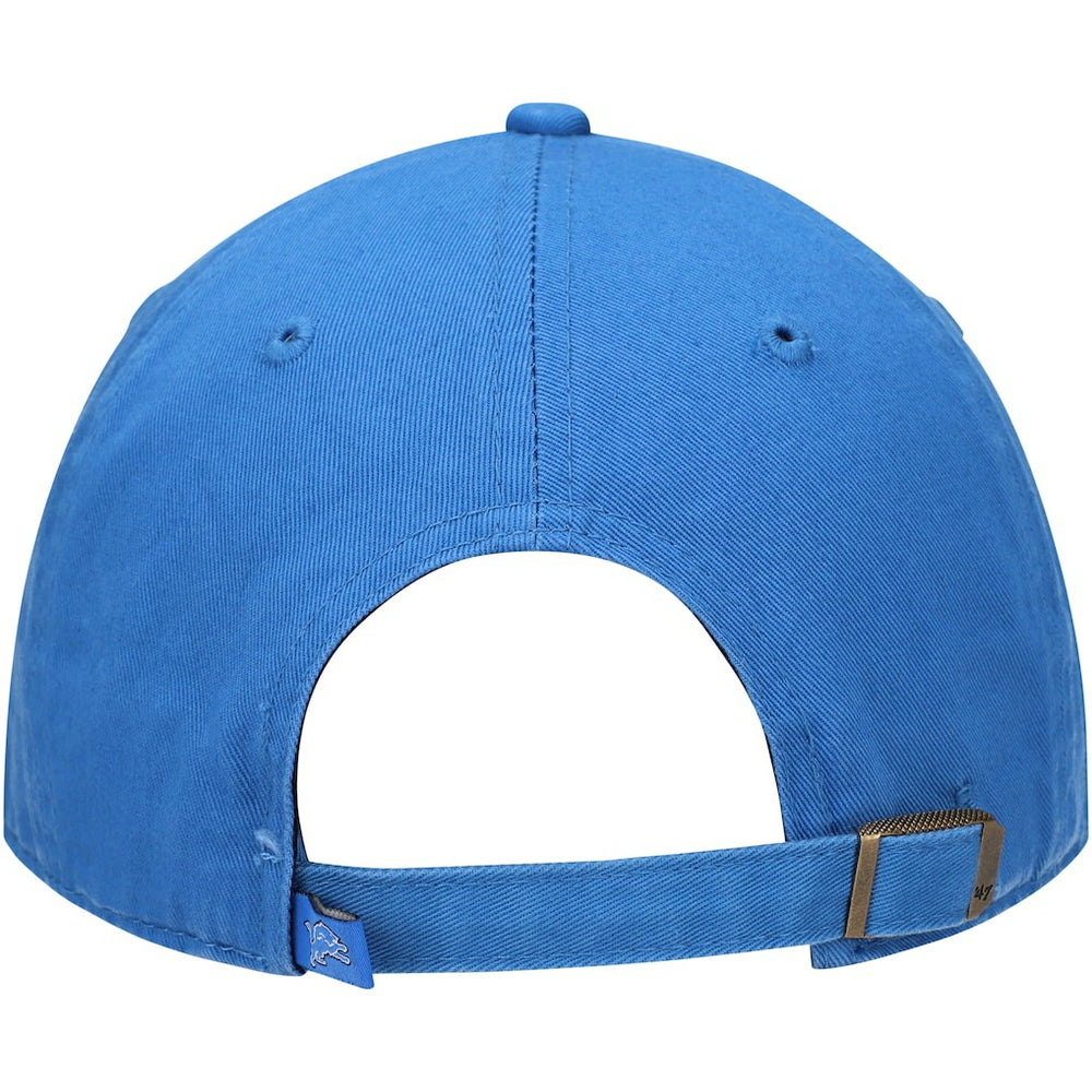 Detroit Lions '47 Primary Clean Up Adjustable Hat Blue - 47 brand