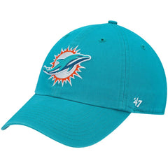 Miami Dolphins '47 Primary Clean Up Adjustable Hat Aqua - 47 brand