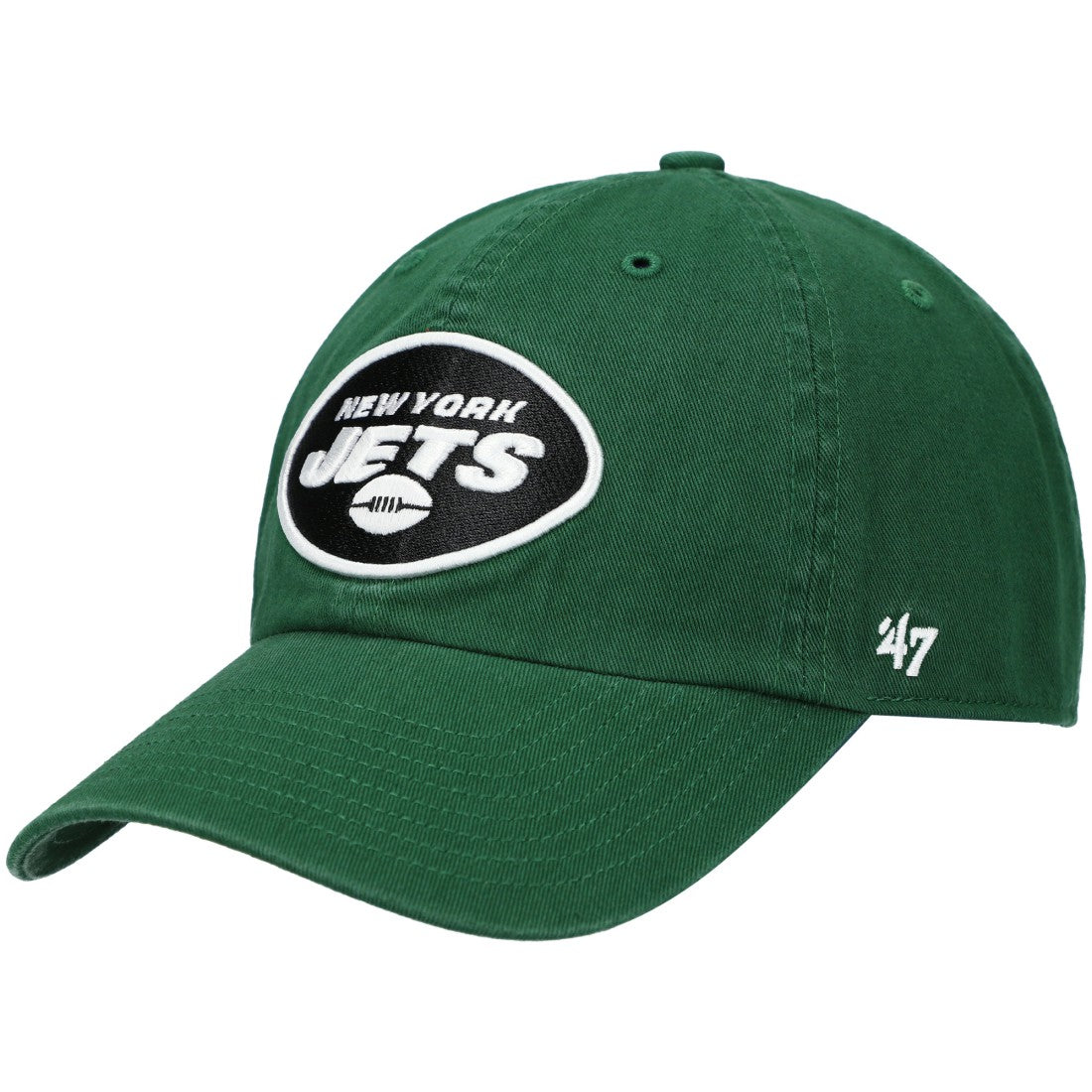 New York Jets '47 Primary Clean Up Adjustable Hat Green - 47 brand