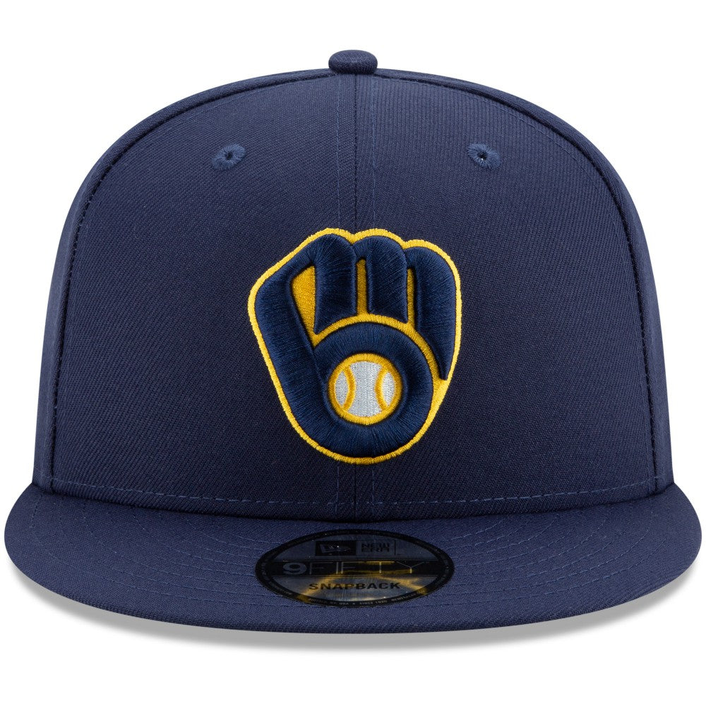 Milwaukee Brewers New Era Team Color 9FIFTY Adjustable Hat Clearance