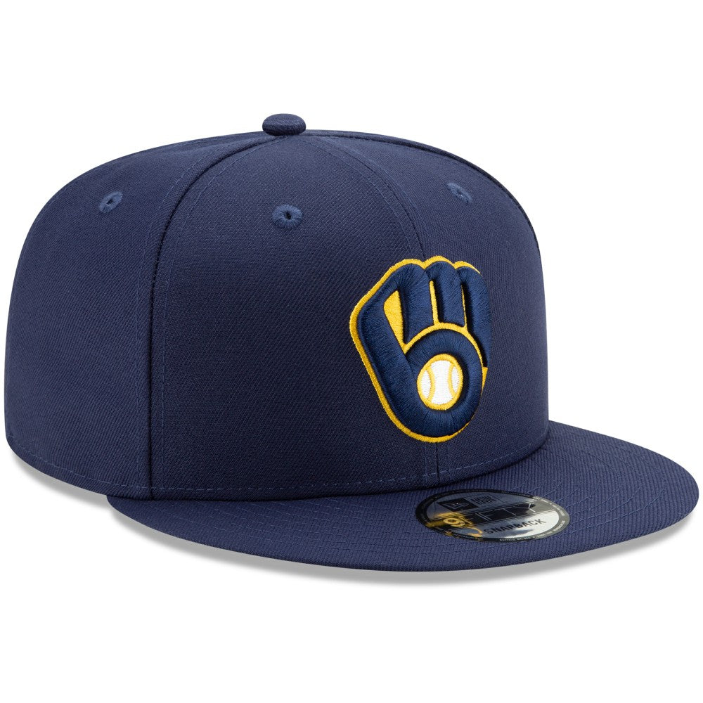 Milwaukee Brewers New Era Team Color 9FIFTY Adjustable Hat Clearance