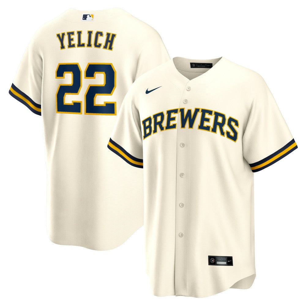 Christian Yelich Milwaukee Brewers Nike Home Replica Player Jersey Near Me