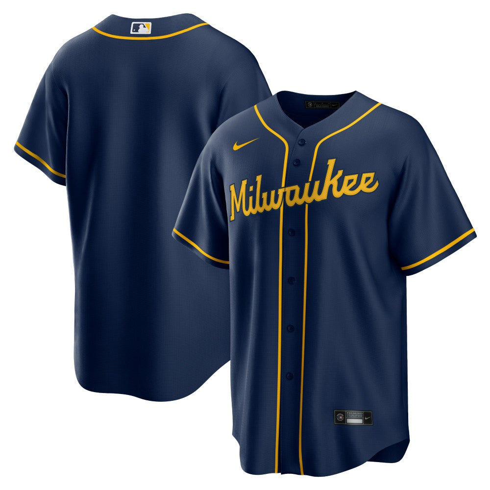Milwaukee Brewers Nike Alternate Replica Team Jersey On Sale