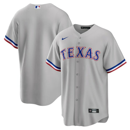 Texas Rangers Nike Road Replica Team Jersey - Gray | MLB Jerseys
