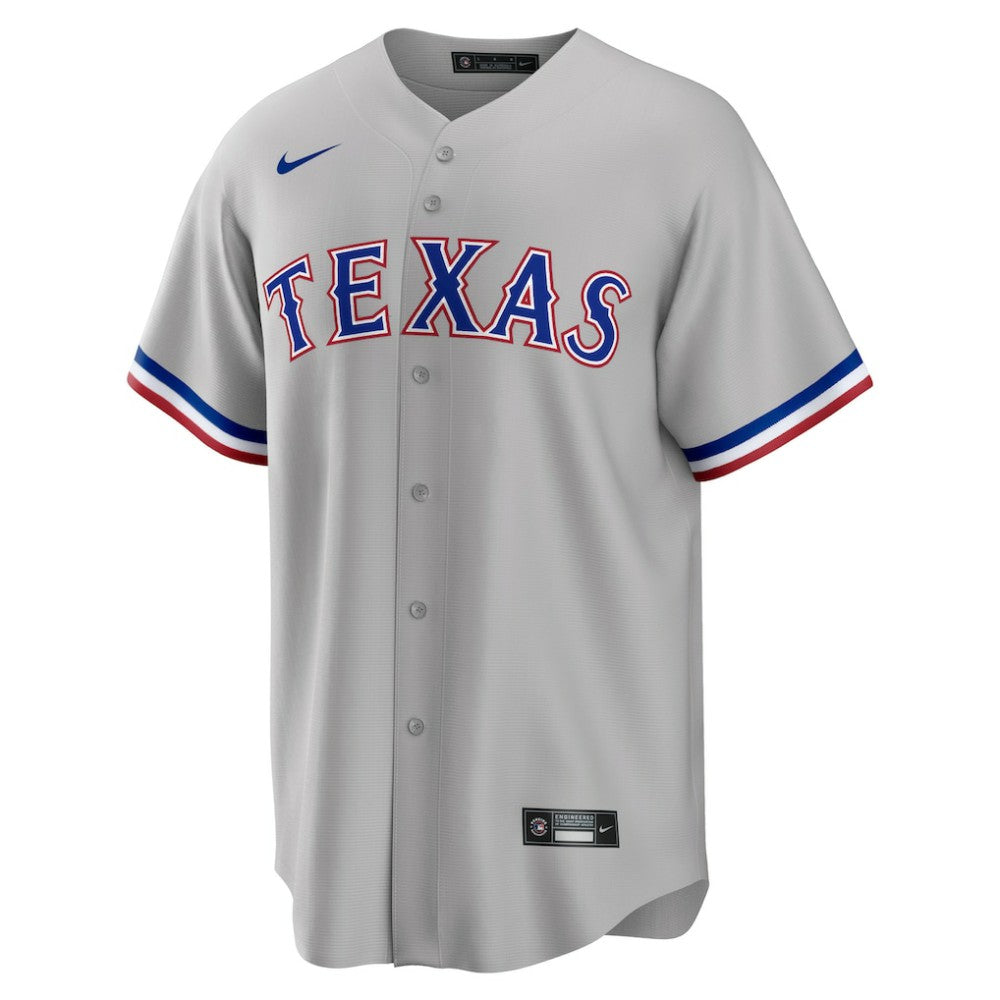 Texas Rangers Nike Road Replica Team Jersey discount