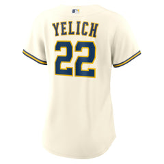 Christian Yelich Milwaukee Brewers Nike Women's Home Replica Player Jersey for sale
