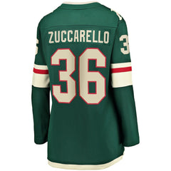 Mats Zuccarello Minnesota Wild - Fanatics Women's Breakaway Player Jersey Green