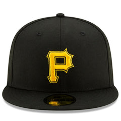 Pittsburgh Pirates New Era Alternate 2 Authentic Collection On-Field 59FIFTY Fitted Hat Lifestyle