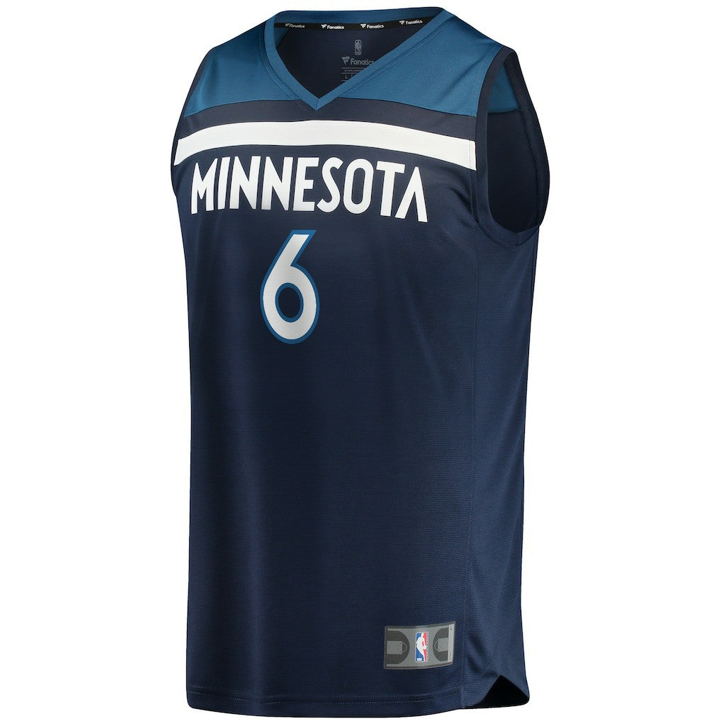 Fanatics - Jordan McLaughlin Minnesota Timberwolves Fast Break Player Jersey - Icon Edition - Navy