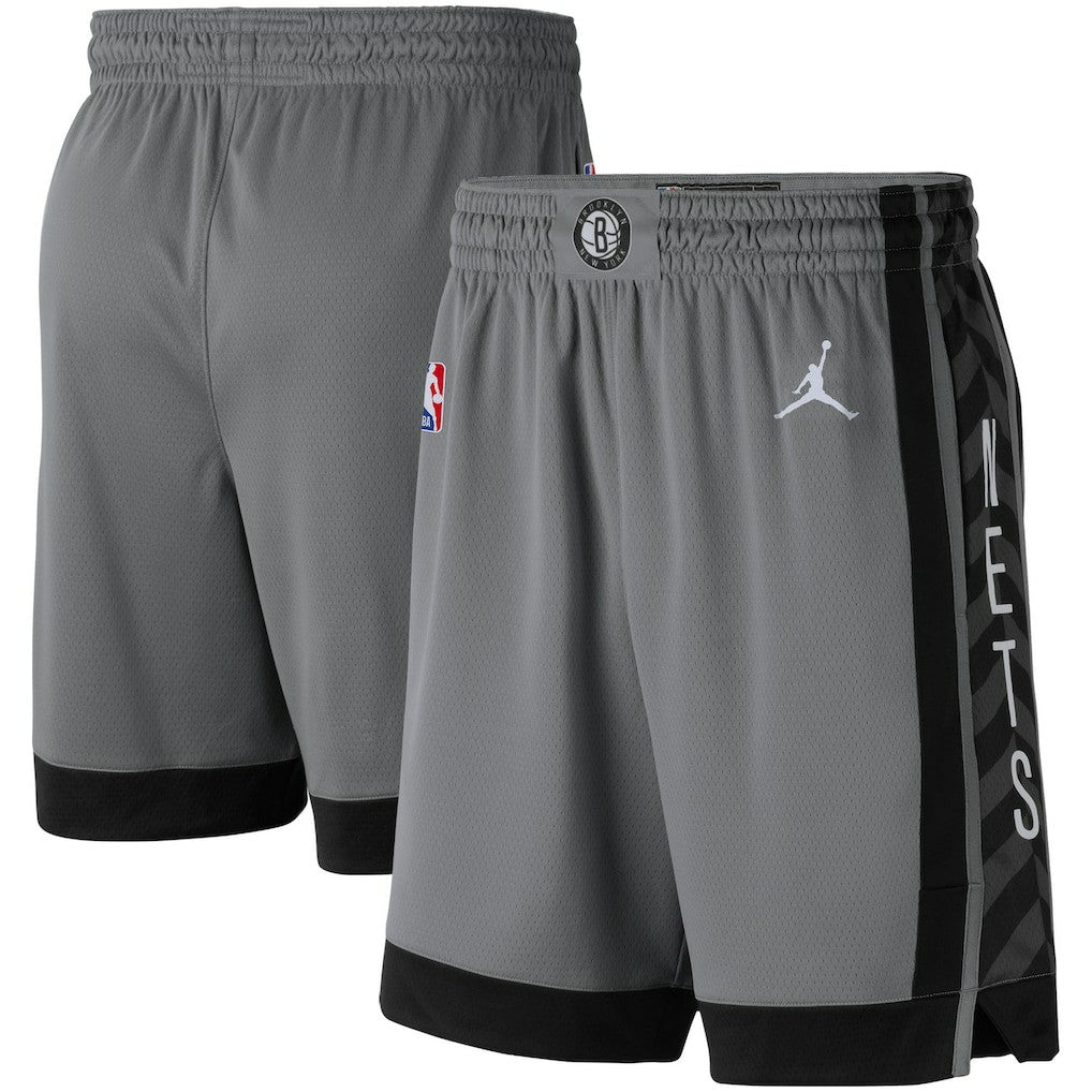 NBA - Brooklyn Nets Jordan Brand Statement Edition Swingman Shorts - Charcoal