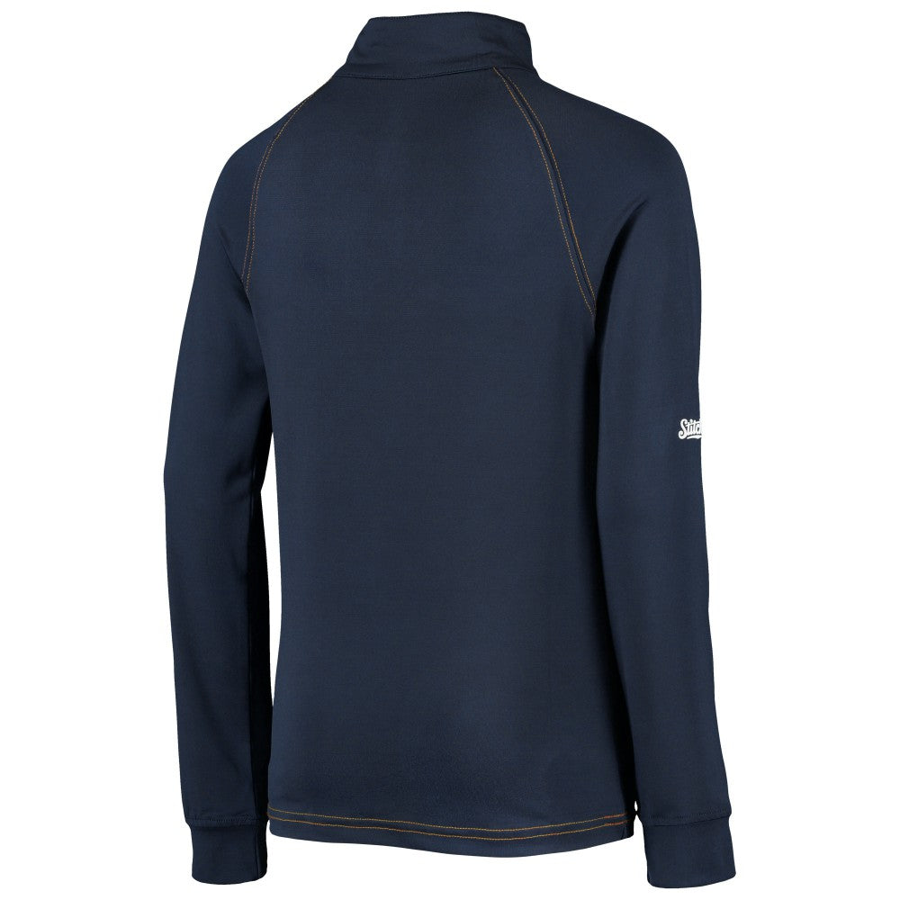 Milwaukee Brewers Stitches Youth Raglan Quarter-Zip Jacket On Sale