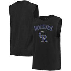 Colorado Rockies Majestic Threads Softhand Muscle Tank Top Online