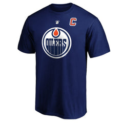Wayne Gretzky Edmonton Oilers - Fanatics Authentic Stack Retired Player Name & Number T-Shirt Royal