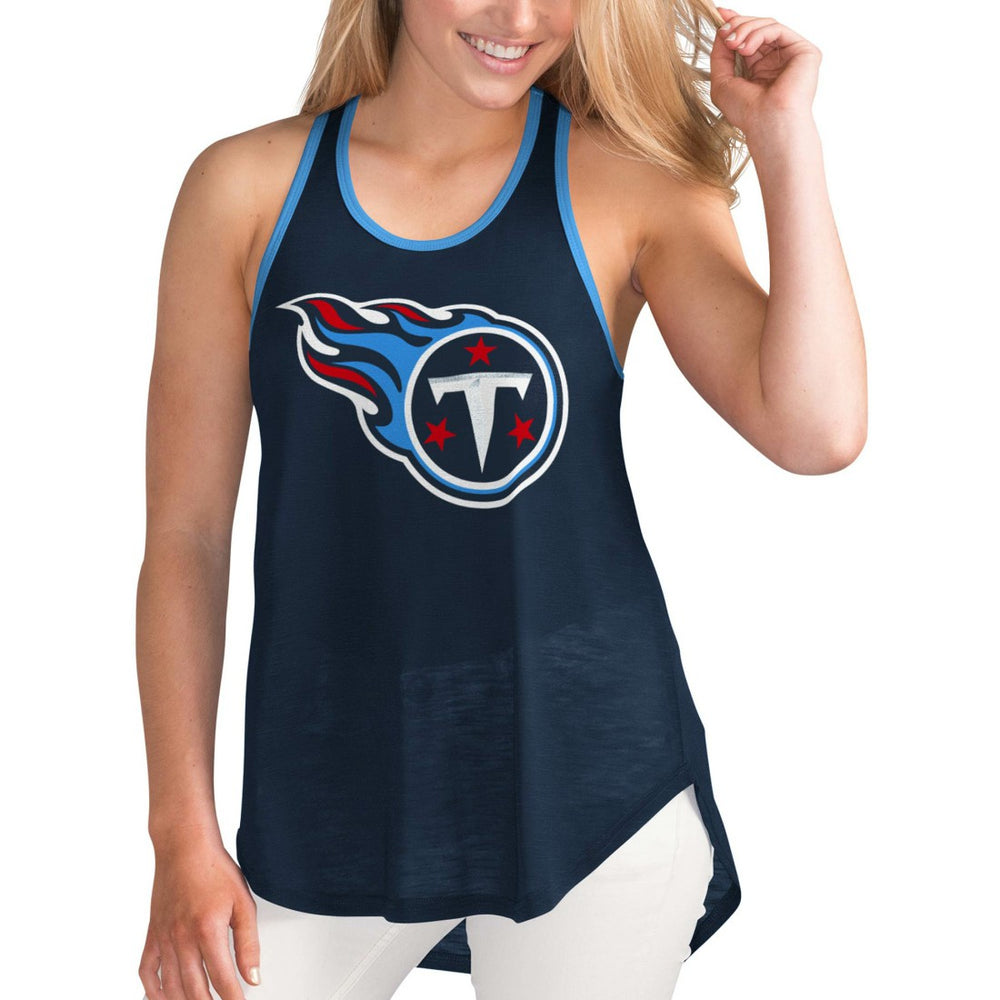 Tennessee Titans G-III 4Her by Carl Banks Women's Tater Tank Top Navy - NFL