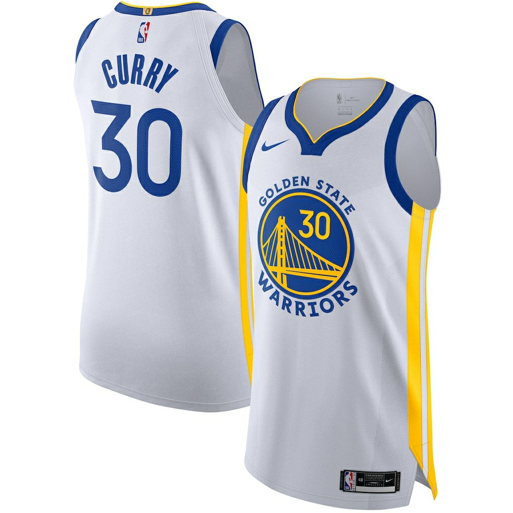 Nike - Stephen Curry Golden State Warriors Authentic Jersey - Association Editi- White