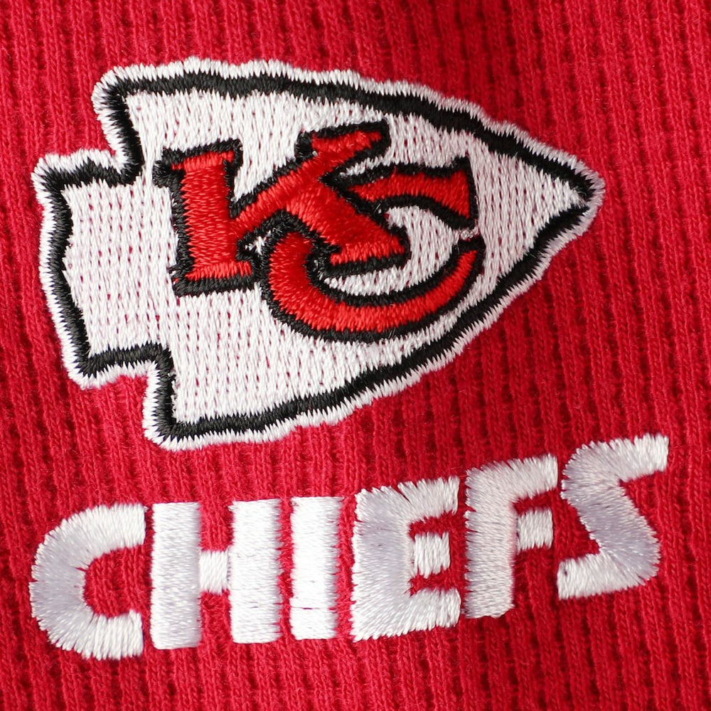 Kansas City Chiefs Dunbrooke Logo Maverick Thermal Henley Long Sleeve T-Shirt Red - NFL