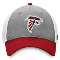 Atlanta Falcons Tri-Tone Trucker Snapback Hat Gray/Red - Fanatics