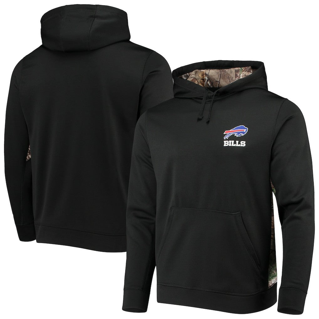 Buffalo Bills Dunbrooke Logo Ranger Pullover Hoodie Black/Realtree Camo - NFL