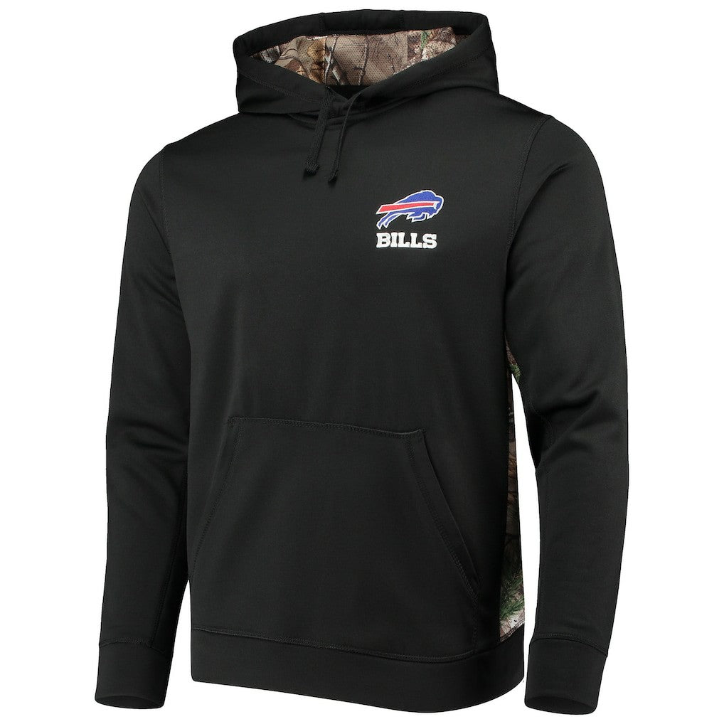 Buffalo Bills Dunbrooke Logo Ranger Pullover Hoodie Black/Realtree Camo - NFL