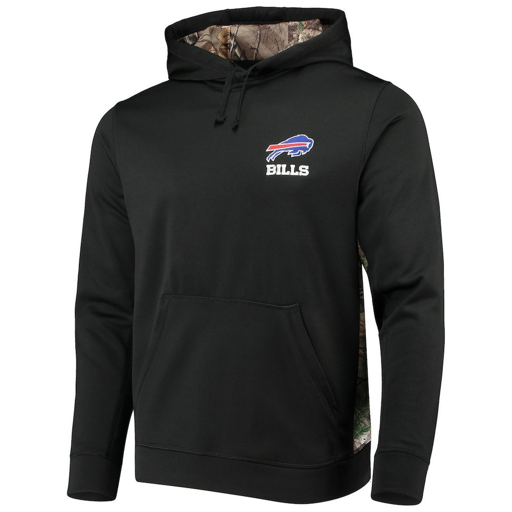 Buffalo Bills Dunbrooke Logo Ranger Pullover Hoodie Black/Realtree Camo - NFL