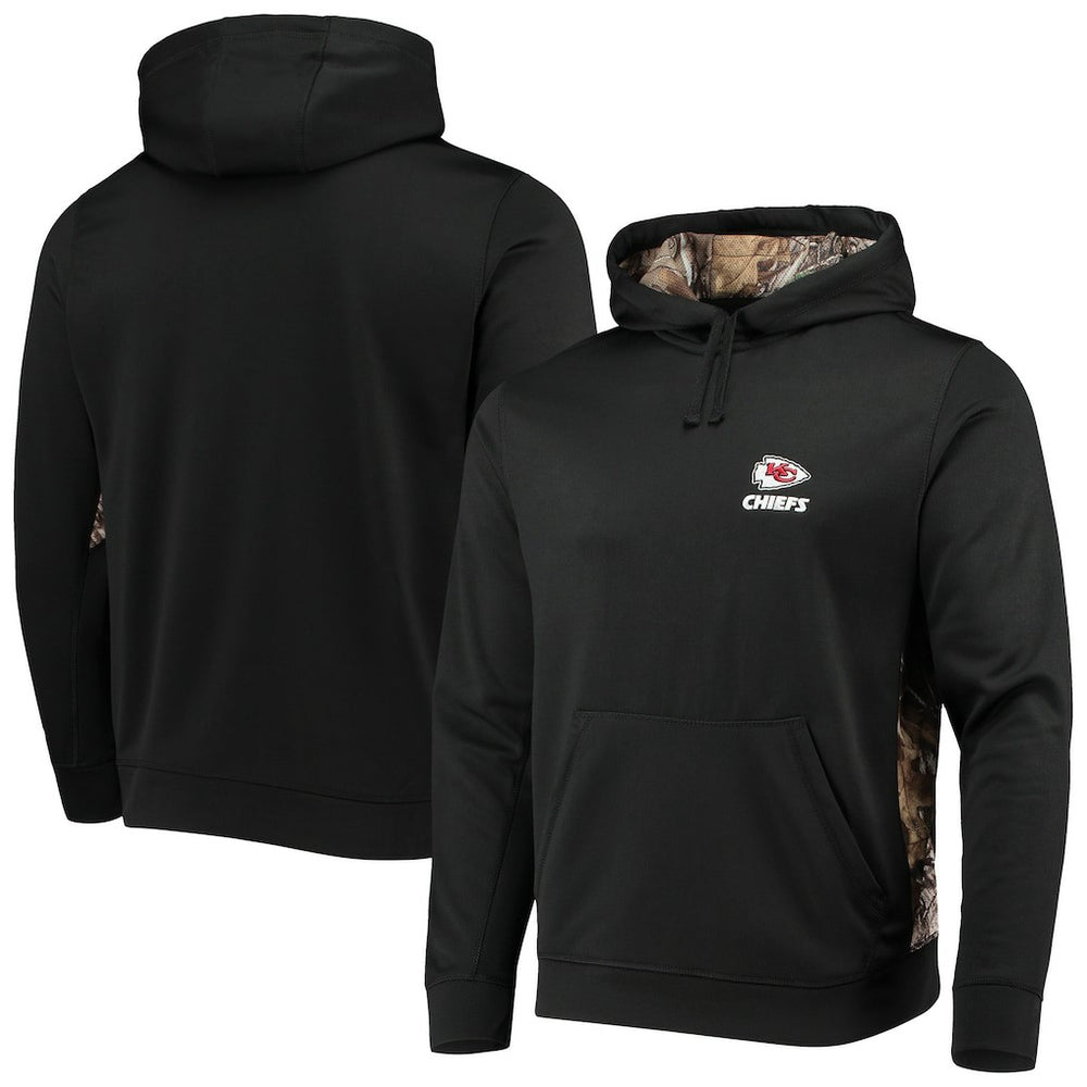 Kansas City Chiefs Dunbrooke Logo Ranger Pullover Hoodie Black/Realtree Camo - NFL