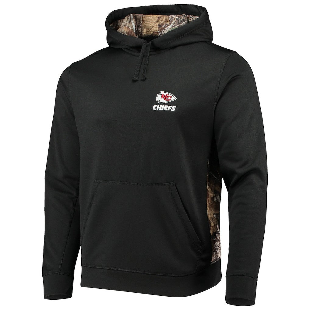 Kansas City Chiefs Dunbrooke Logo Ranger Pullover Hoodie Black/Realtree Camo - NFL