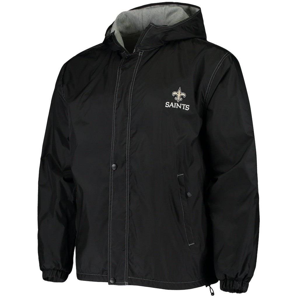 New Orleans Saints Dunbrooke Logo Legacy Stadium Full-Zip Jacket- Black - NFL