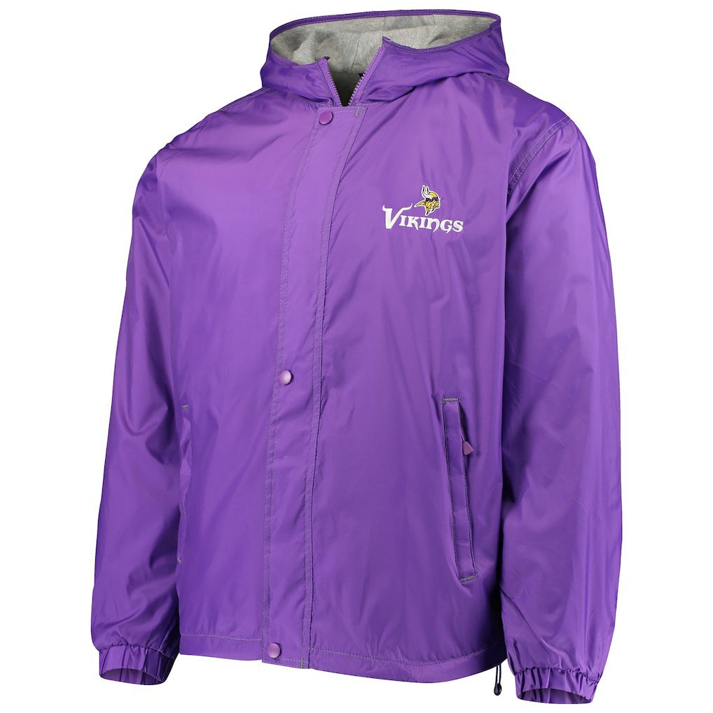 Minnesota Vikings Dunbrooke Logo Legacy Stadium Full-Zip Jacket- Purple - NFL