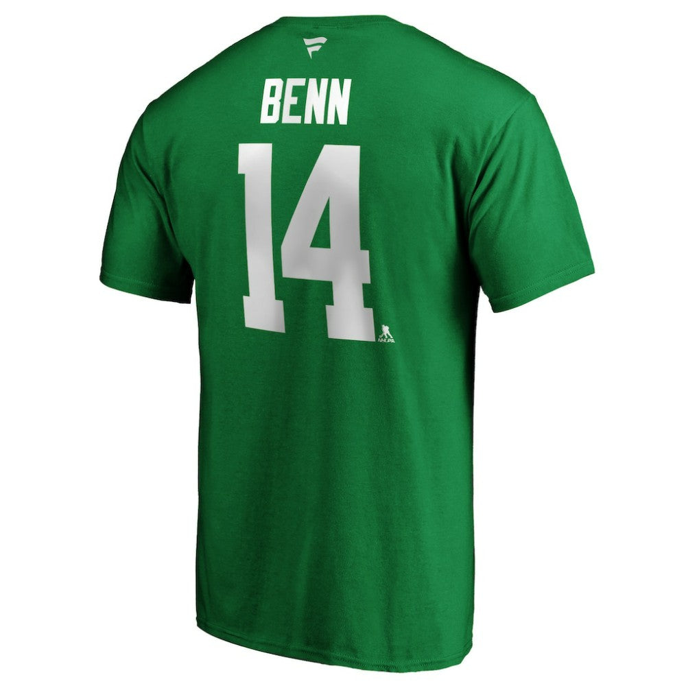 Jamie Benn Dallas Stars - Fanatics Authentic Stack Player Name & Number T-Shirt Kelly Green