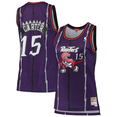 Mitchell & Ness - Vince Carter Toronto Raptors Women's 1998/99 Hardwood Classics Swingman Jersey - Purple