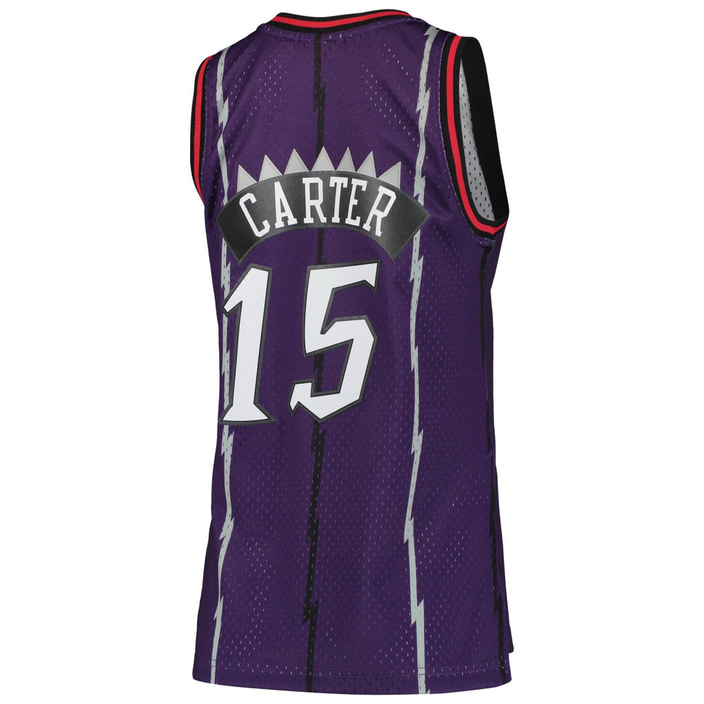 Mitchell & Ness - Vince Carter Toronto Raptors Women's 1998/99 Hardwood Classics Swingman Jersey - Purple