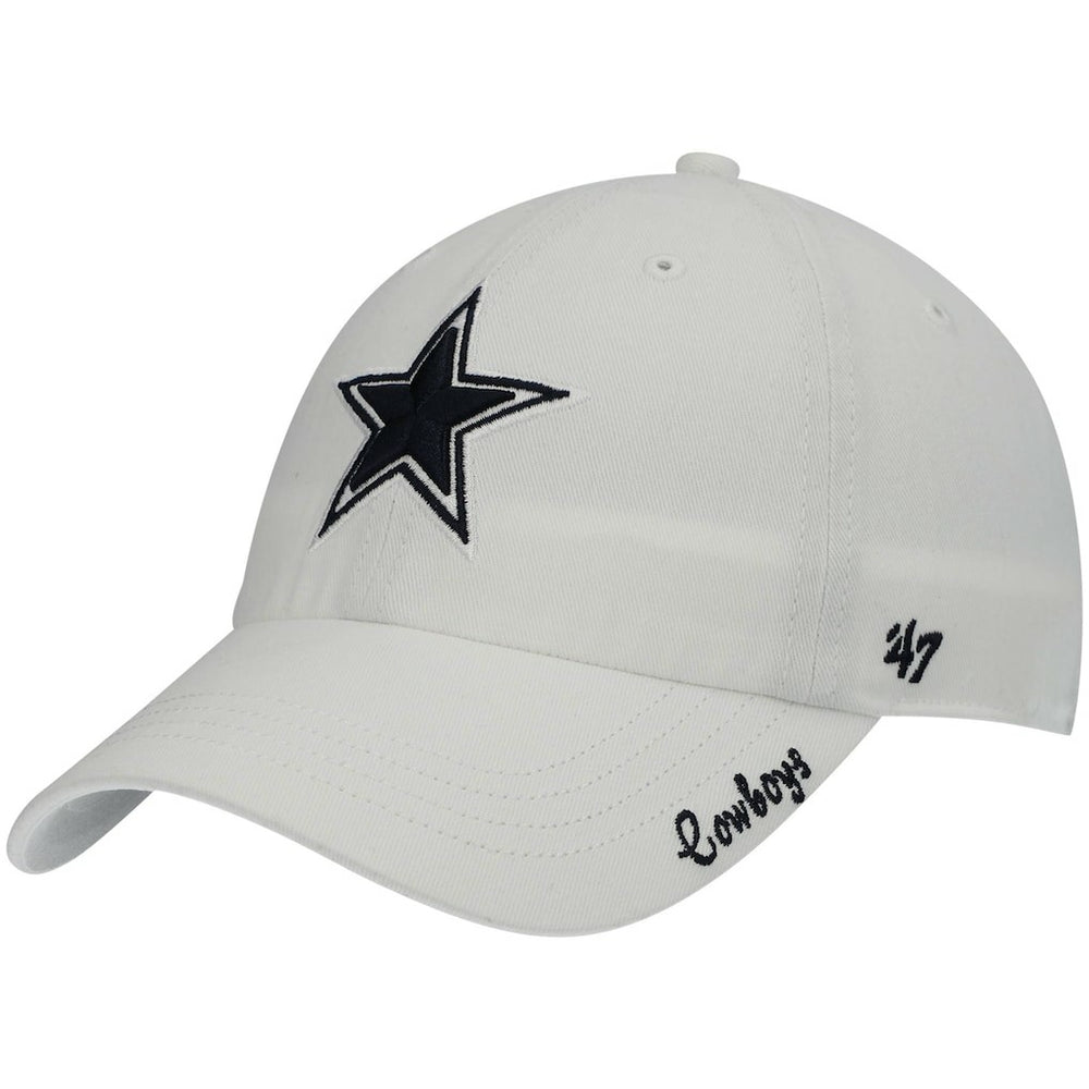 Dallas Cowboys '47 Women's Miata Clean Up Adjustable Hat White - 47 brand