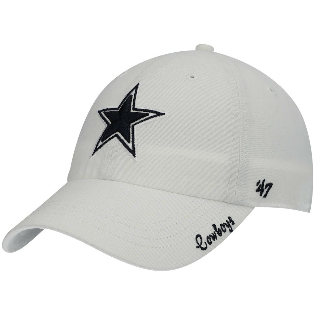 Dallas Cowboys '47 Women's Miata Clean Up Adjustable Hat White - 47 brand