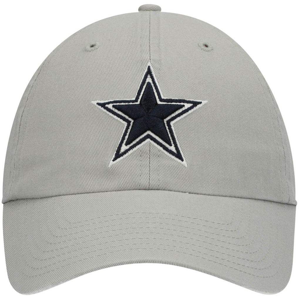 Dallas Cowboys '47 Primary Clean Up Adjustable Hat Gray - 47 brand