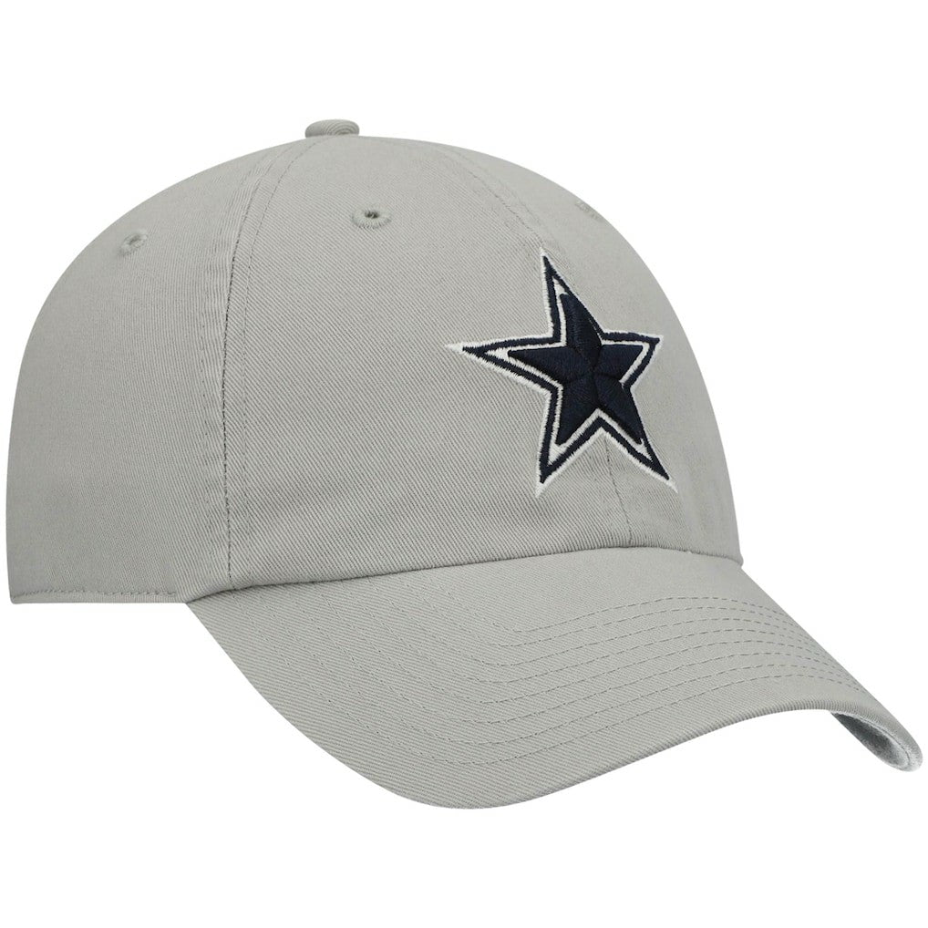 Dallas Cowboys '47 Primary Clean Up Adjustable Hat Gray - 47 brand
