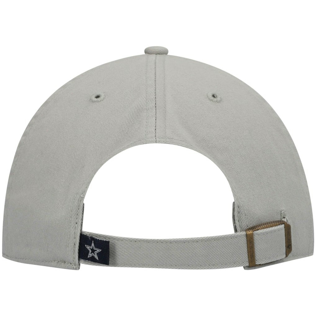 Dallas Cowboys '47 Primary Clean Up Adjustable Hat Gray - 47 brand