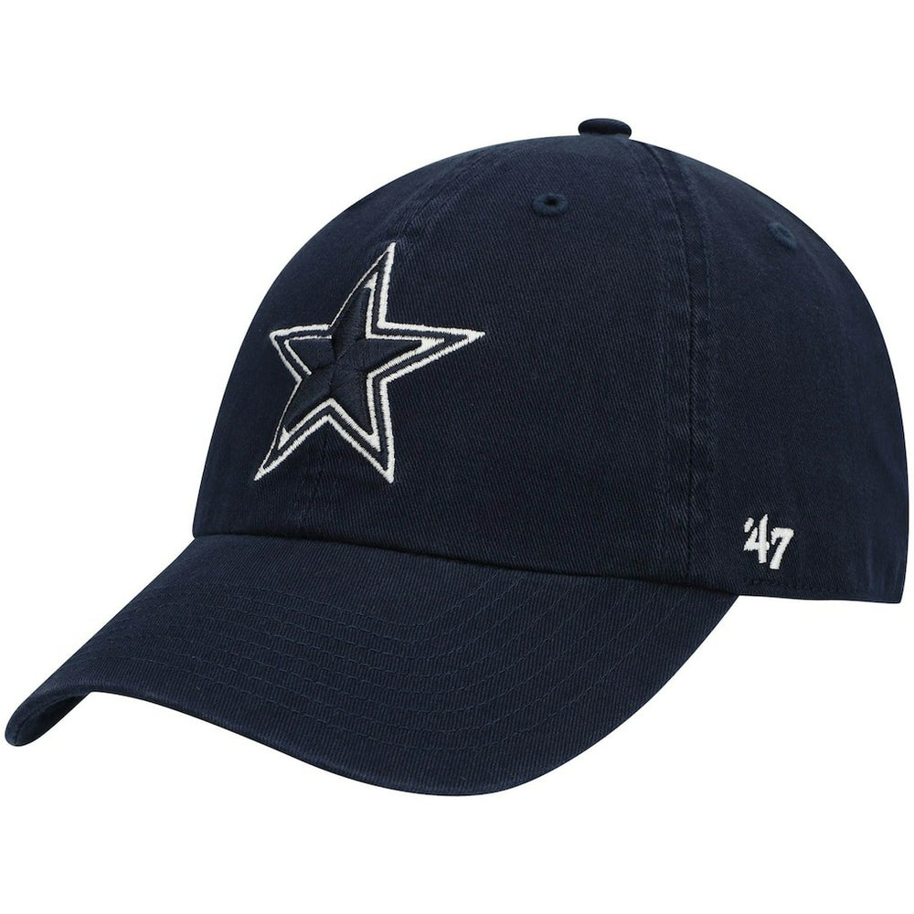 Dallas Cowboys '47 Primary Clean Up Adjustable Hat Navy - 47 brand