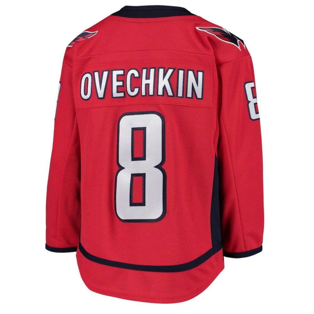 Alexander Ovechkin Washington Capitals Youth Home Premier Player Jersey - Red | NHL Jerseys