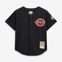 Ken Griffey Jr. Cincinnati Reds Mitchell & Ness Cooperstown Collection Mesh Batting Practice Button-Up Jersey discount